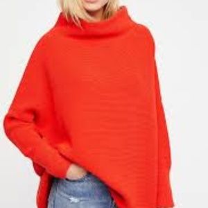 Free People Ottoman Slouchy Pullover Tunic Sweater